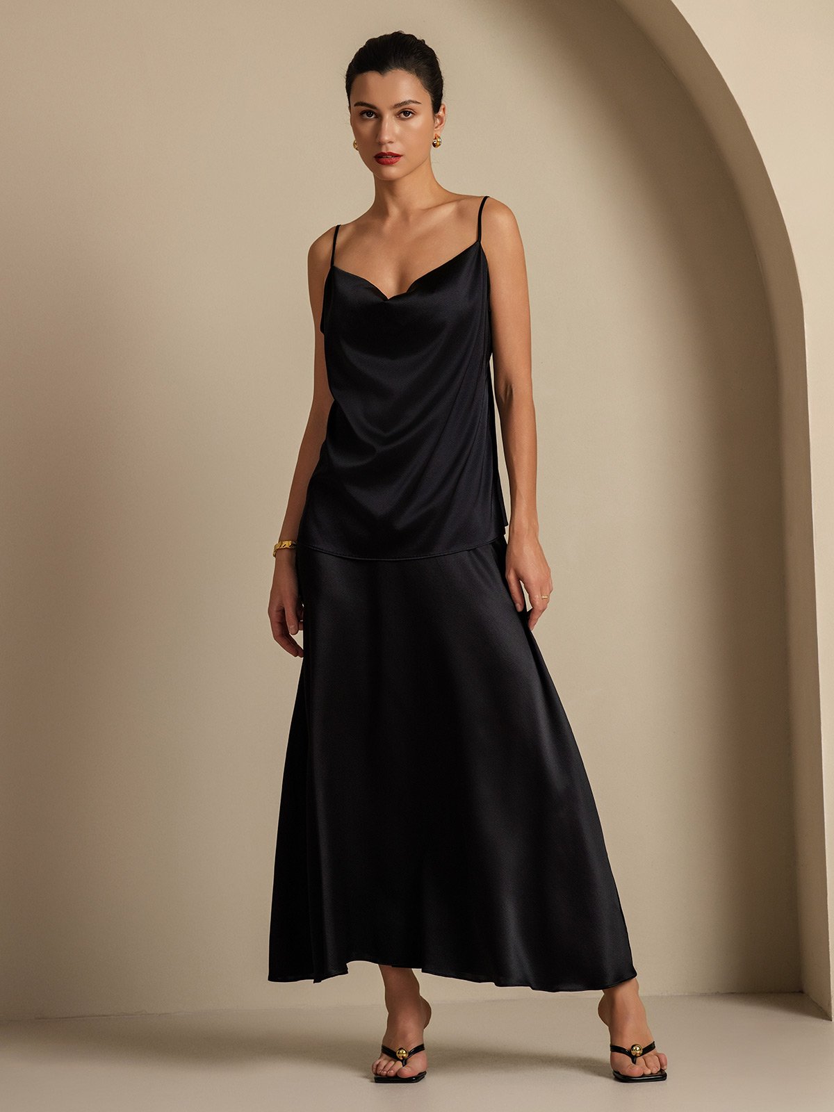 [Sort] SilkSilky-DK 19Momme Silke Skirt 007,