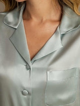 [Lyseblå] SilkSilky-DK Womens Pajamas 007,