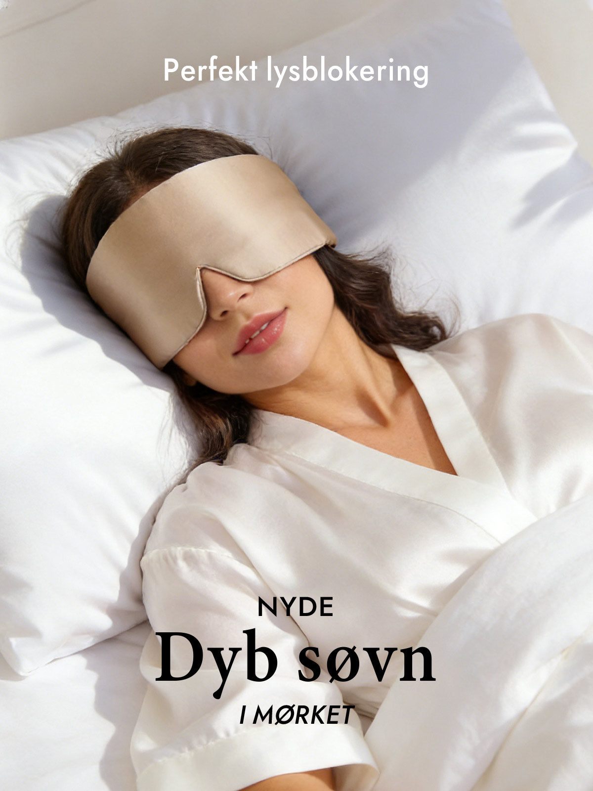 [Beige] SilkSilky-DK Øjenmaske 003
