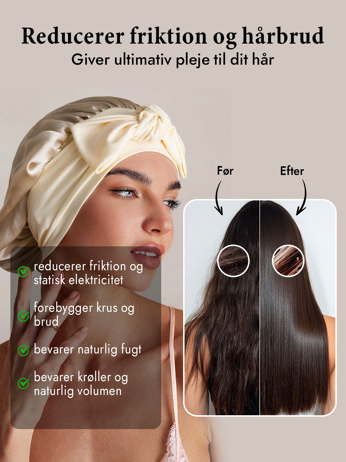 [Beige] SilkSilky-DK Silke Sleep Cap 003