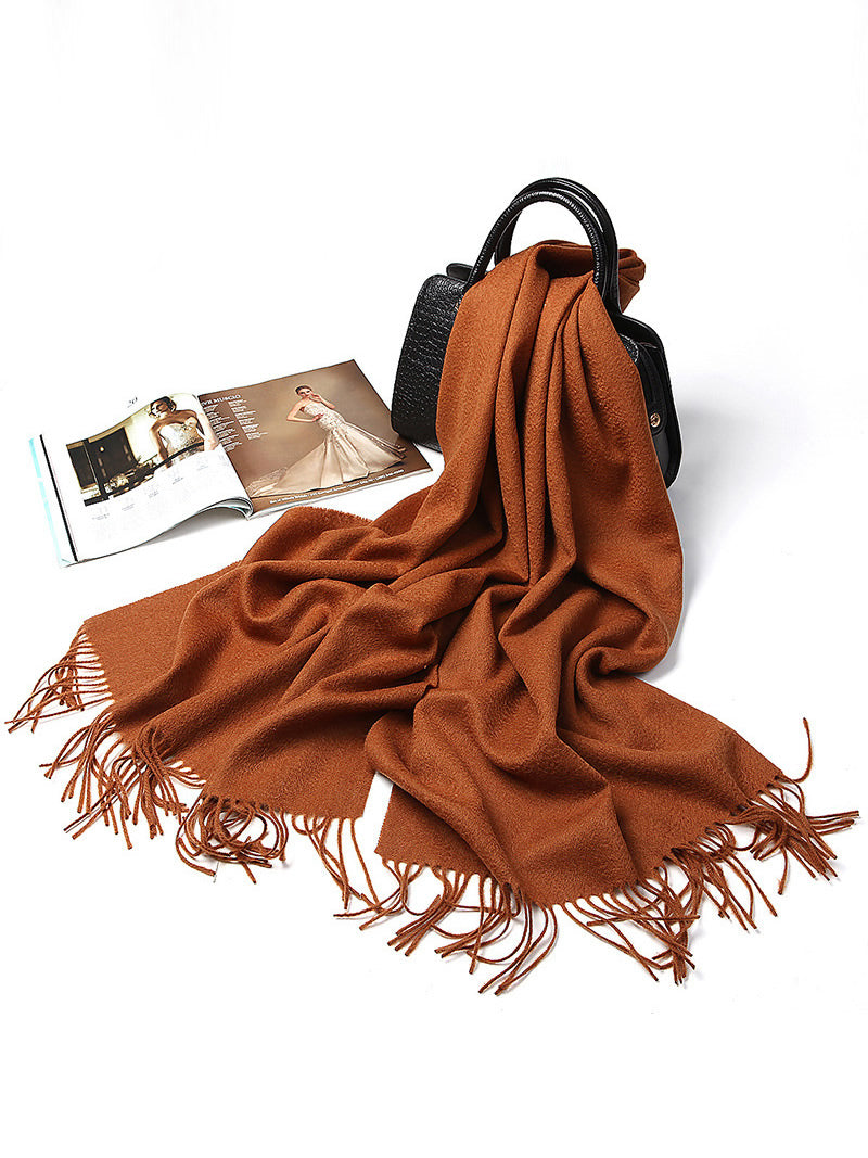 [Brun] SilkSilky-DK Scarf 005