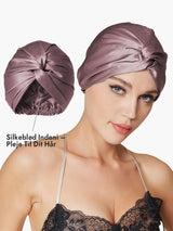 [Bleg Mauve] SilkSilky-DK Sovehætte 004
