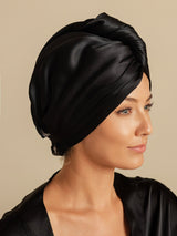 [Sort] SilkSilky-DK Hårturban 005