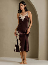 [Kaffe] SilkSilky-DK Sleeveless V Neck Natkjole 008