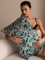 [Teal Botanisk] SilkSilky-DK Pudebetræk 003