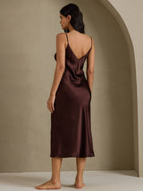[Kaffe] SilkSilky-DK Sleeveless V Neck Natkjole 002