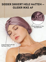 [Bleg Mauve] SilkSilky-DK Sovehætte 006