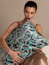 [Teal Botanisk] SilkSilky-DK Pudebetræk 005