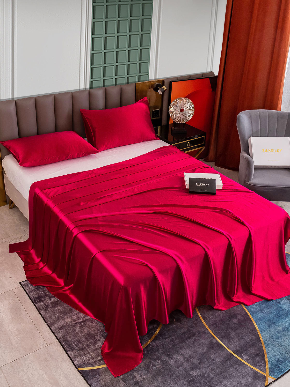[Vin] SilkSilky-DK 25Momme Bedding Set 002
