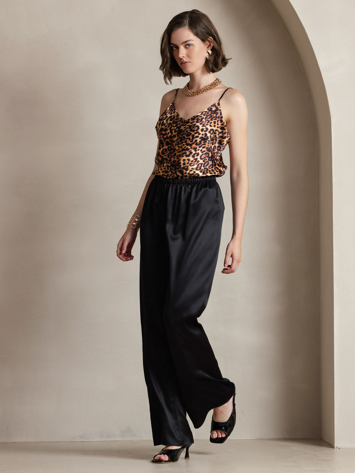 [Leopard] SilkSilky-DK Camisoles 005