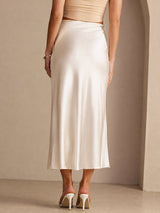 [Beige] SilkSilky-DK Nederdel 002