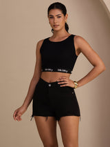 [Sort] SilkSilky-DK Sleeveless Crew Neck Camisole Top 007