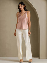 [Toscana] SilkSilky-DK Sleeveless V Neck Camisole Top 005