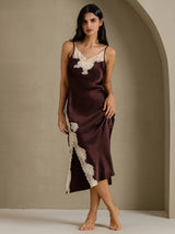 [Kaffe] SilkSilky-DK Sleeveless V Neck Natkjole 003