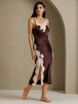 [Kaffe] SilkSilky-DK Sleeveless V Neck Natkjole 007