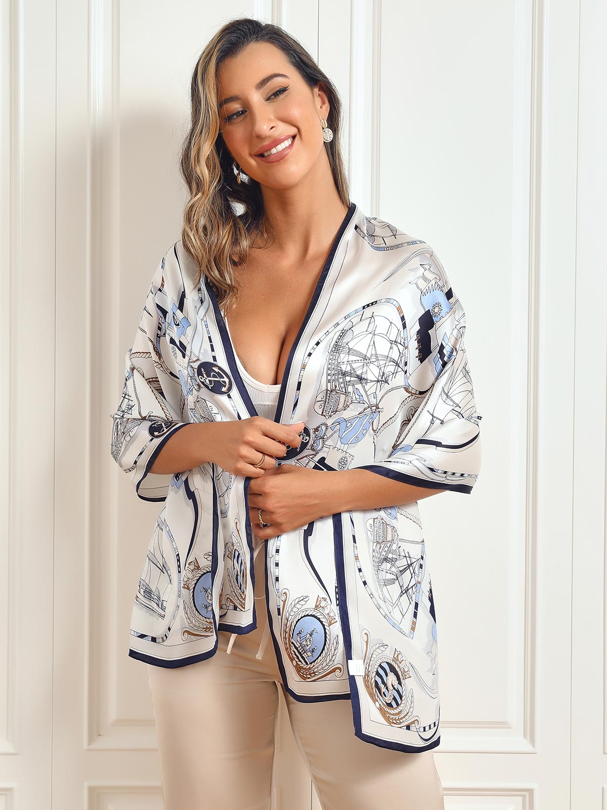 [P023] SilkSilky-DK Scarf 003,