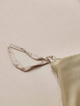 [Beige+Kaki] SilkSilky-DK 22Momme Sengesæt 007