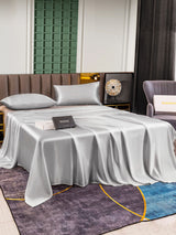 [Sølv] SilkSilky-DK 25Momme Bedding Set 001