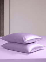 [Lavendel] SilkSilky-DK 19Momme Sengesæt 003