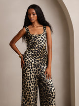 [Leopard] SilkSilky-DK Camisole Set 003,