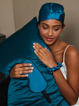 [Blågrøn] SilkSilky-DK 22Momme Pure Silk Pillowcase Set 003