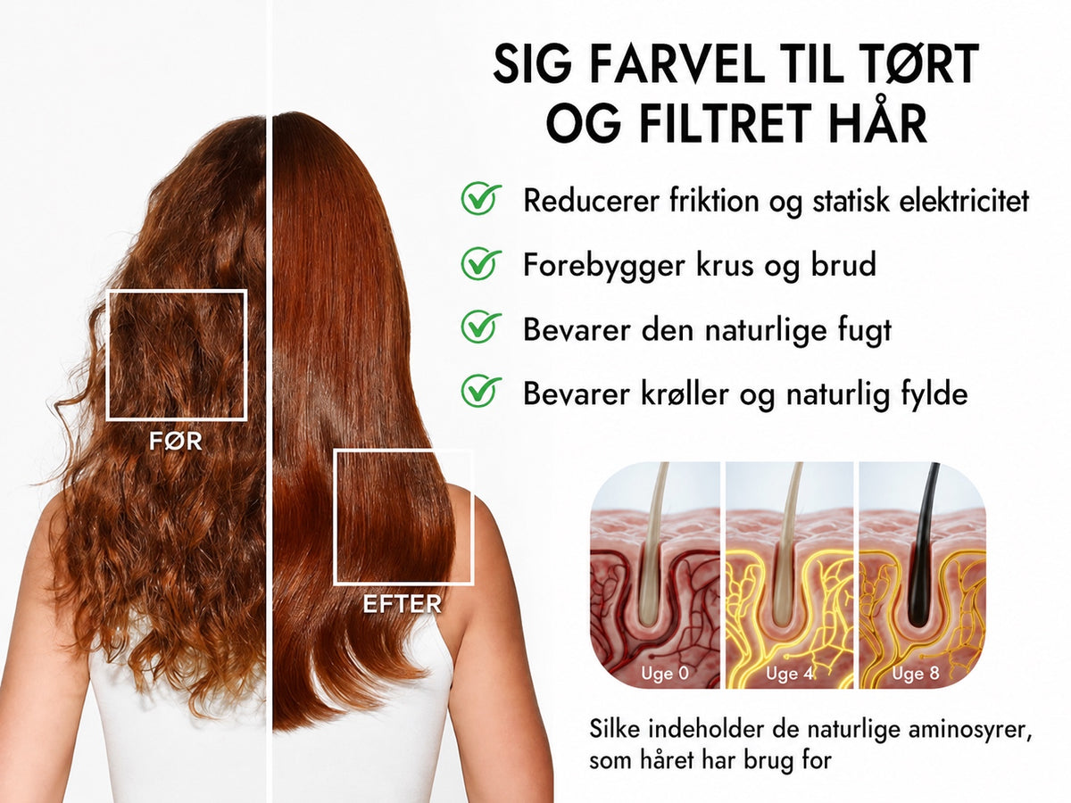 100 % Morbærsilke Dobbeltlags Lang Sovekappe Med Justerbart Langt Bindebånd - Detail 2