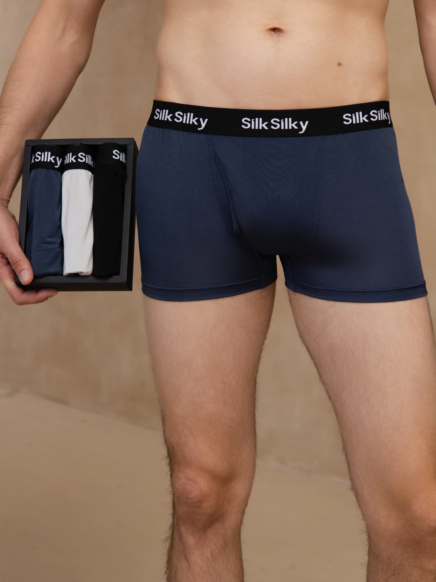 [Multi] SilkSilky-DK 100% Silk Jersey Herreundertøj 001