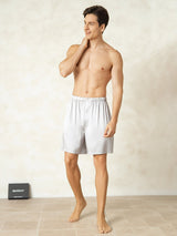 [Sølv] SilkSilky-DK Men's Sleep Shorts 003