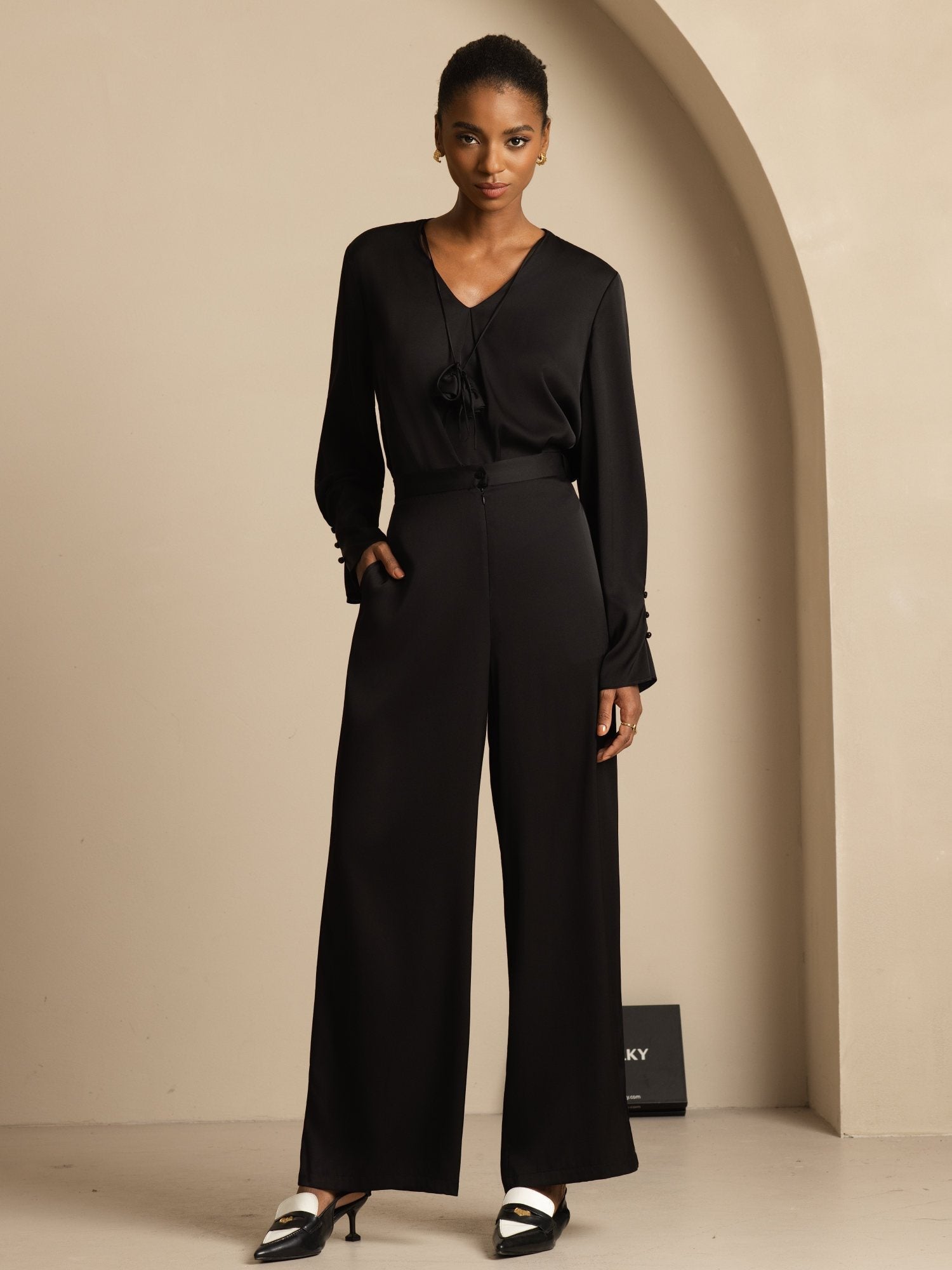 [Sort] SilkSilky-DK 19Momme Silke Womens Pants 006