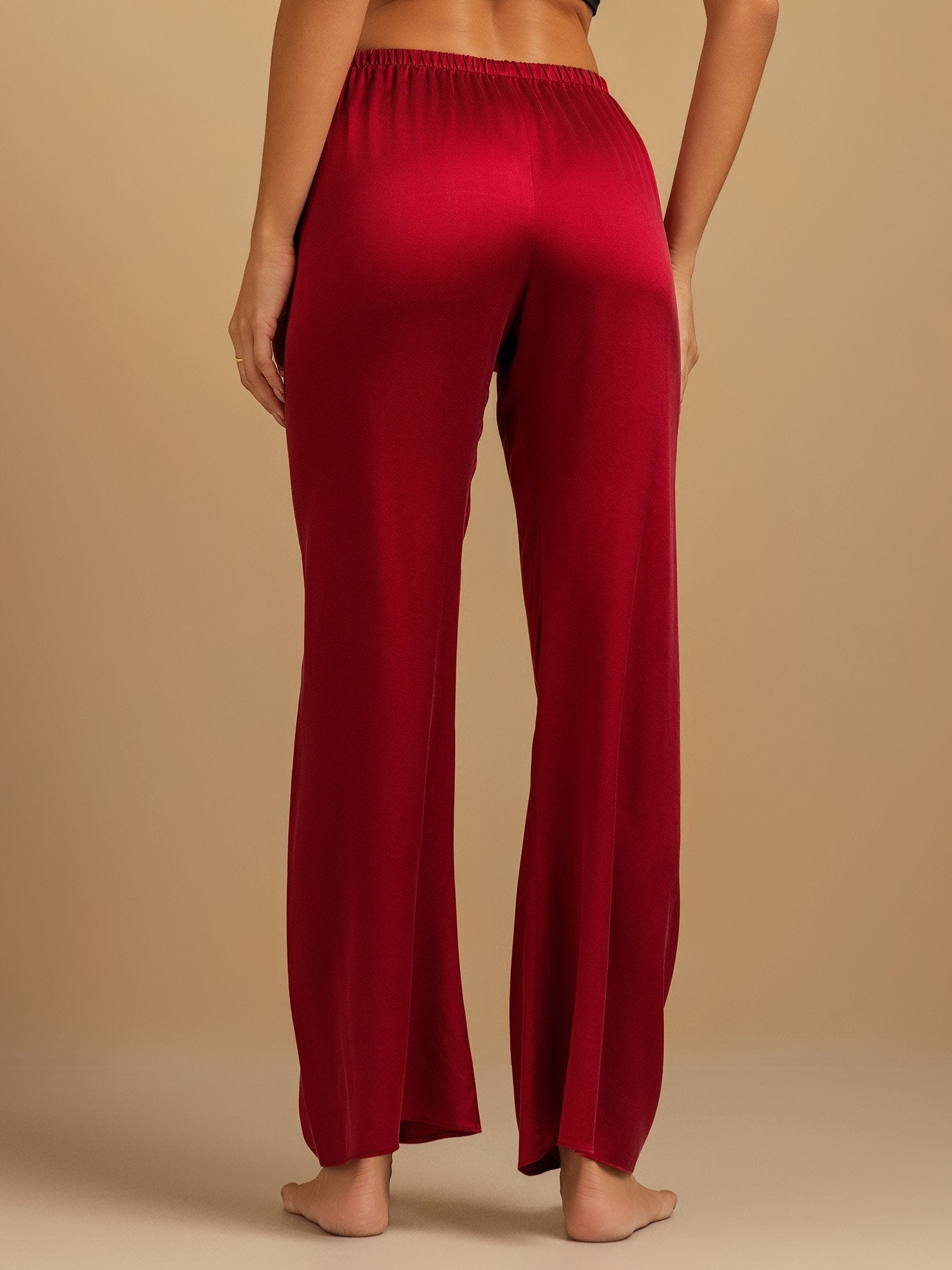 [Vin] SilkSilky-DK 19Momme Silke Womens Sleep Bottoms 002,