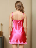 SilkSilky-DK-Pure-Silk-Sleeveless-V-Neck-Natkjole-Hot-Pink-007