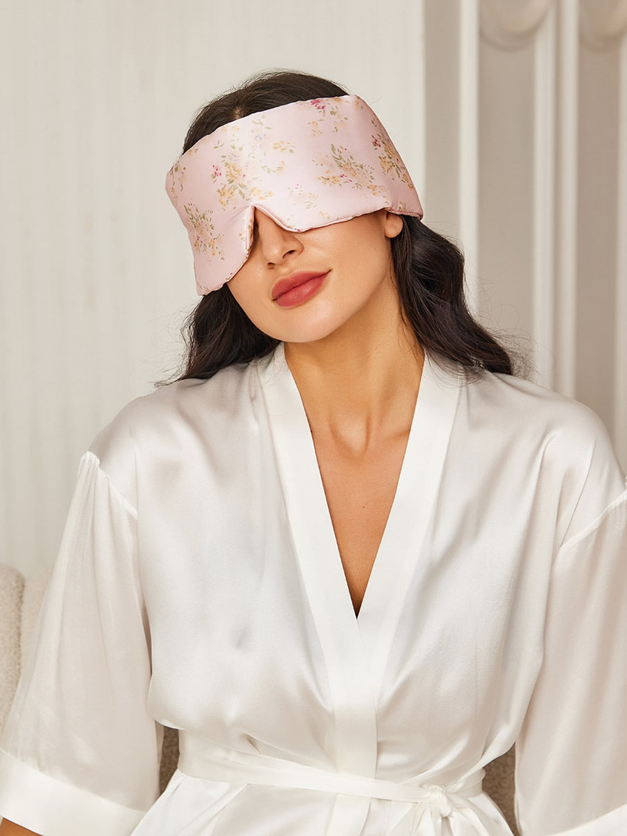 [Blomster] SilkSilky-DK Øjenmaske 001