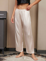 [Lys Beige] SilkSilky-DK Women's Sleep Pants 004