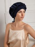 SilkSilky-DK Sleep Cap Mørkeblå 002