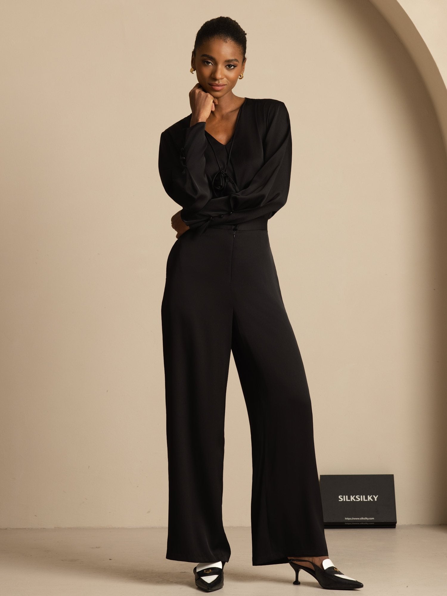 [Sort] SilkSilky-DK 19Momme Silke Womens Pants 007