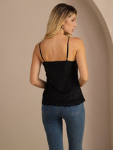 [Sort] SilkSilky-DK V Neck Camisole Top 002