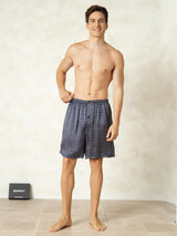 [Marine Ginkgo] SilkSilky-DK Silke Mens Sleep Bottoms 003,