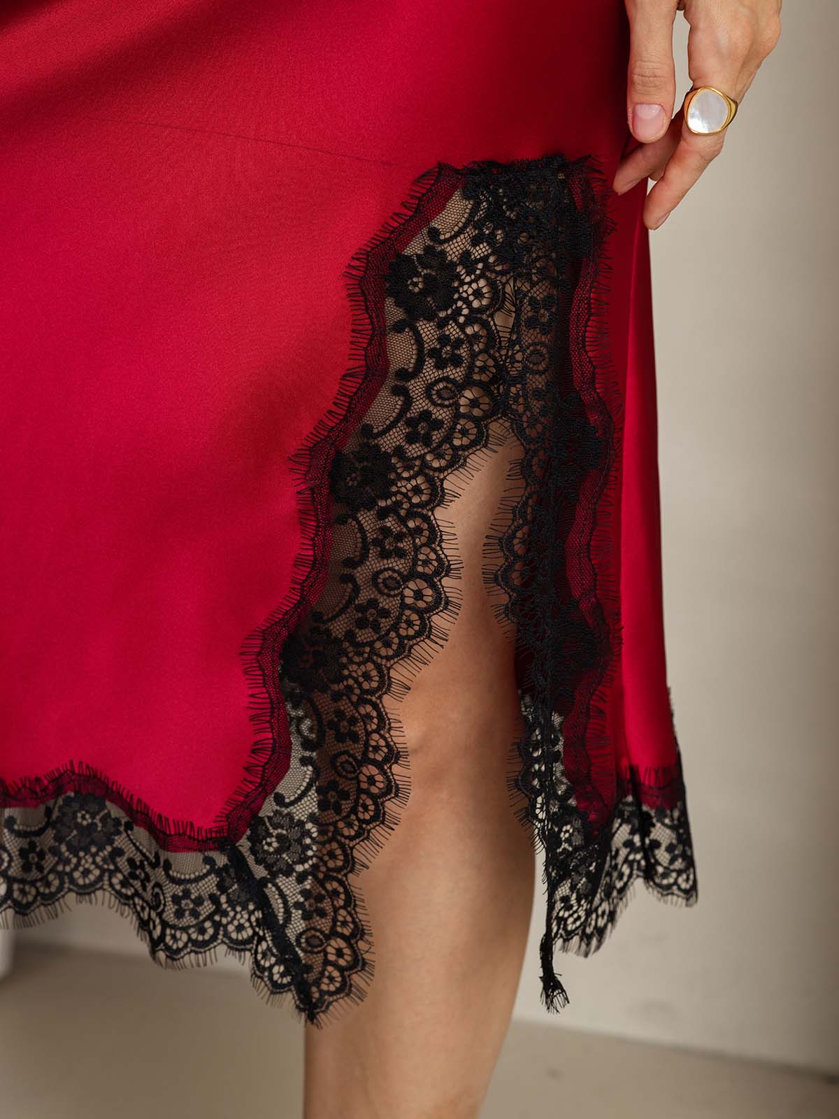 [Vin] SilkSilky-DK 19Momme Silke Split Women''s Outfit Sets 004