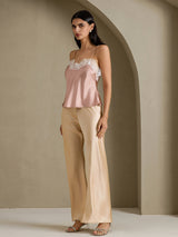 [Toscana] SilkSilky-DK Spaghetti Strap V Neck Camisole Top 006