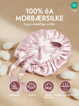 [Lys Pink] SilkSilky-DK Sovehætte 002