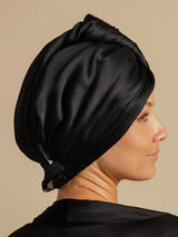 [Sort] SilkSilky-DK Hårturban 002