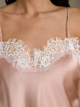 [Toscana] SilkSilky-DK Spaghetti Strap V Neck Camisole Top 004