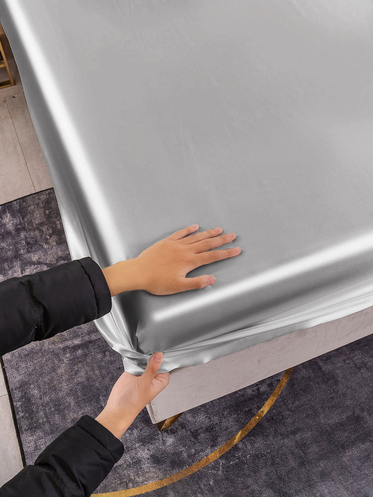 [Sølv] SilkSilky-DK 19Momme Sheet 004