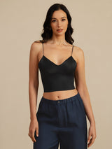 [Sort] SilkSilky-DK Spaghetti Strap V Neck Camisole Top 001