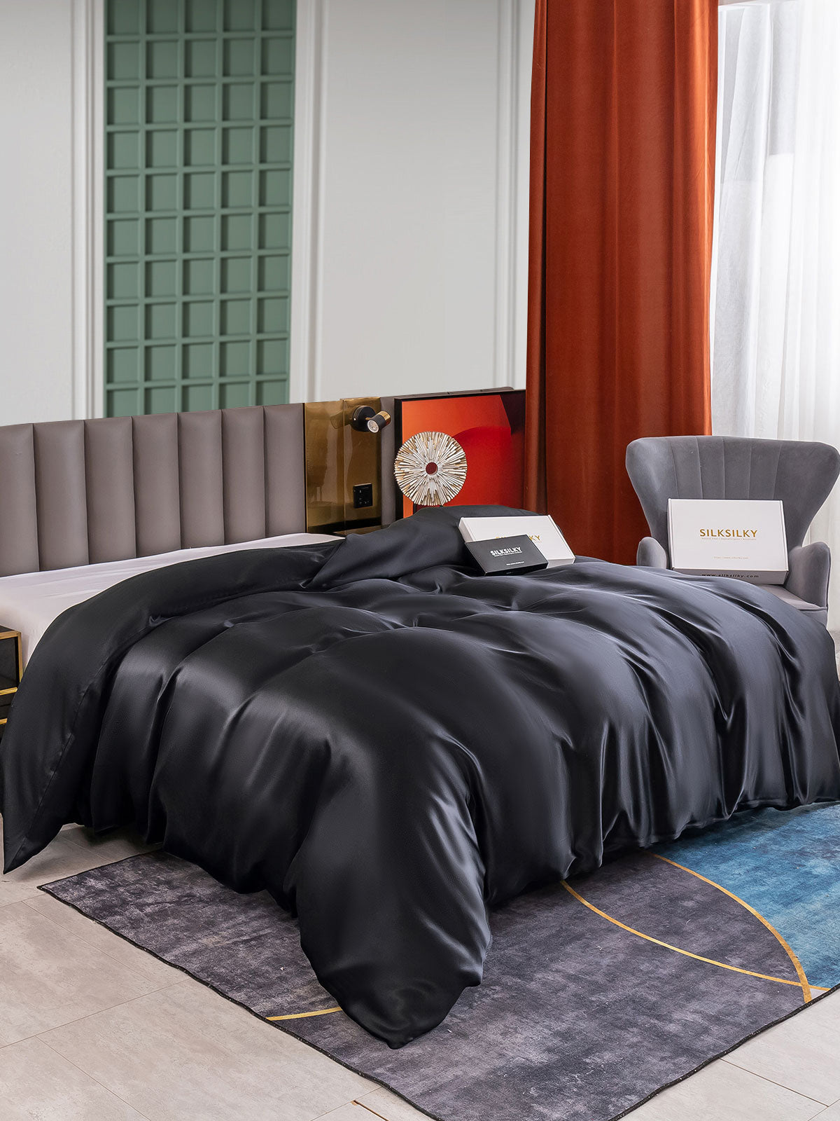 [Sort] SilkSilky-DK 25Momme Duvet Cover 001