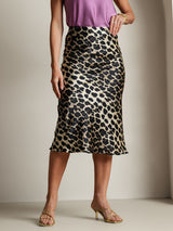 [Leopard] SilkSilky-DK 19Momme Skirt 005,