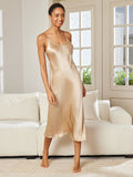 SilkSilky-DK Nightgown Champagne 001