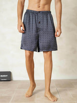 [Marine Ginkgo] SilkSilky-DK Silke Mens Sleep Bottoms 001,