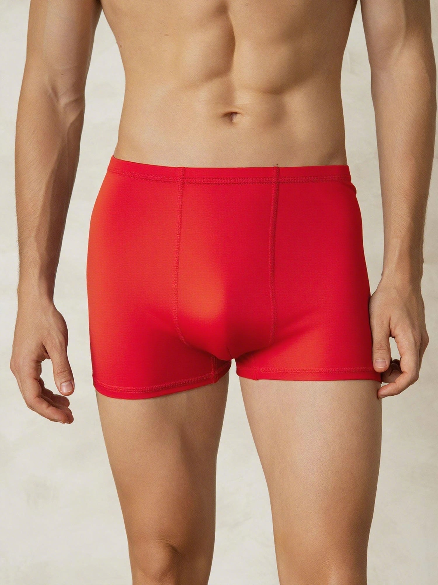 [Rød] SilkSilky-DK Mens Underwear 001