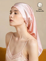 [Lys Pink] SilkSilky-DK Sovehætte 001